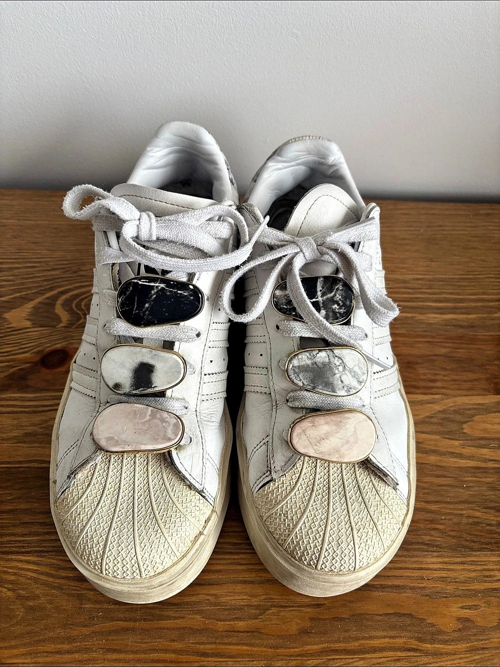 adidas Superstar Bold Shoes Sneakers White & Gold